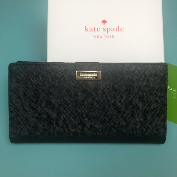kate spade Handbags - NWT Kate Spade Stacy Laurel Way black wallet